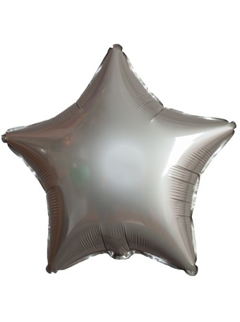 Фольга шар Звезда 18"/46 см серебро (Moonlight Silver) FM