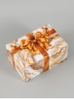 Коробка складная 22 х15 х10 см Золотой бант