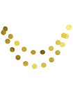 Гирлянда Круги блеск 195 см цвет золотой HS-35-8