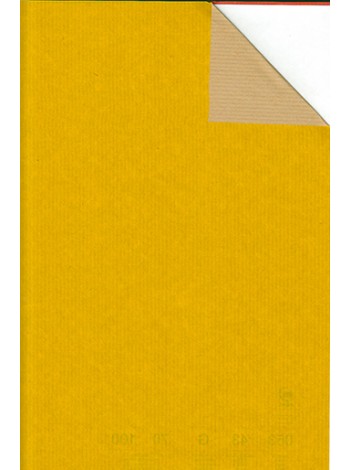 Бумага крафт 100 см х10 м 12/30 дольче натура цвет желтый