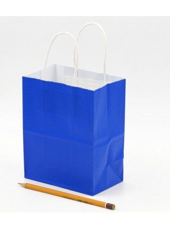 Пакет крафт 13 х16,5 х8 см цвет синий HS-42-1, HS-2-1