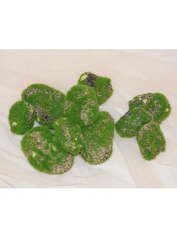 Камни искусственные малые зеленые (10шт)
