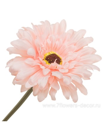 Гербера 32 см цветок искусственный цвет розовый Арт AL-1501-PI