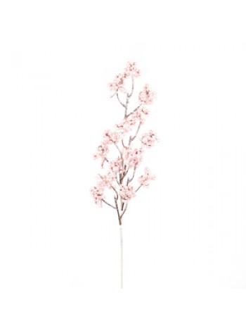 Ветка с ягодами 68 см цвет светло-розовый арт.K21-365-1