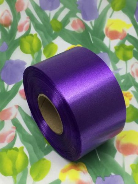 Лента полипропилен 5 см х50 ярд цвет фиолетовый 07