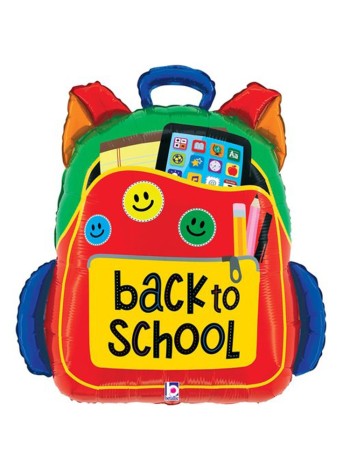 Фольга шар Рюкзак Back to school Betallic 36"/91 см