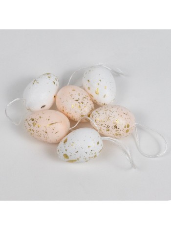 Яйцо подвесное 4 см набор 6 шт цвет в ассортименте Арт. 25HKU0118
