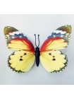 Бабочка на магните 28 см Монарх бумага проволочный каркас