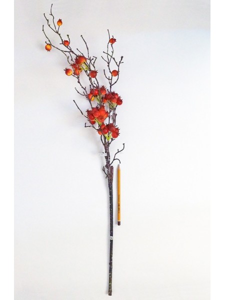 Боярышник ягода на ветке 85 см цвет микс HS- 33-10