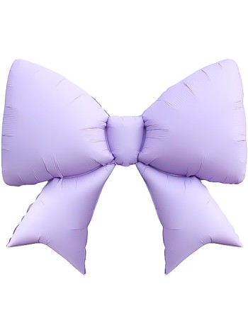 Фольга шар фигура Бант Сиренвый Сатин 39"/99 см Китай