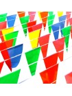Гирлянда Флажки 1000 см 20 деталей 30 х20 см полиэтилен цвет разноцветный HS-27-15
