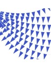 Гирлянда Флажки 1000 см 20 деталей 30 х20 см полиэтилен цвет синий HS-27-15