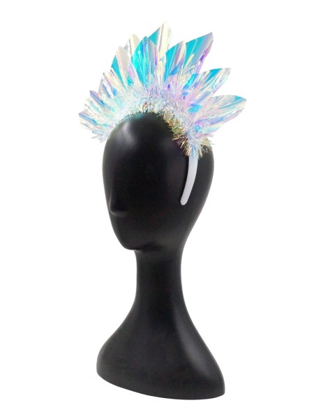 Ободок Снежная королева перламутр пластик Китай HS-16-7