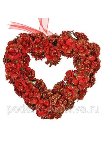 Сердце аксессуар 17*16см