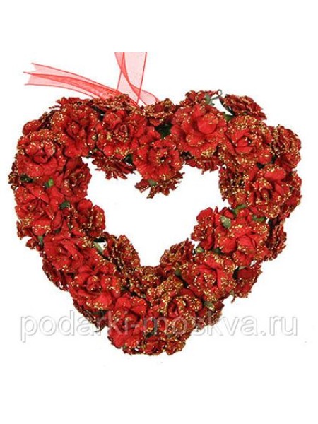 Сердце аксессуар 17*16см