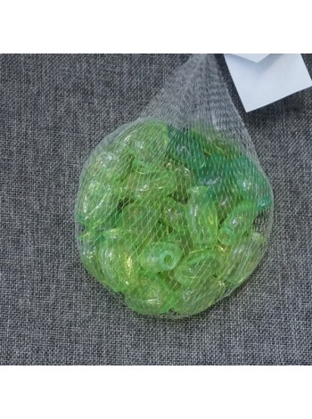 Наполнитель для флористики Амариж упаковка 30 шт стекло цвет зеленый  H-39 D-27х15 мм