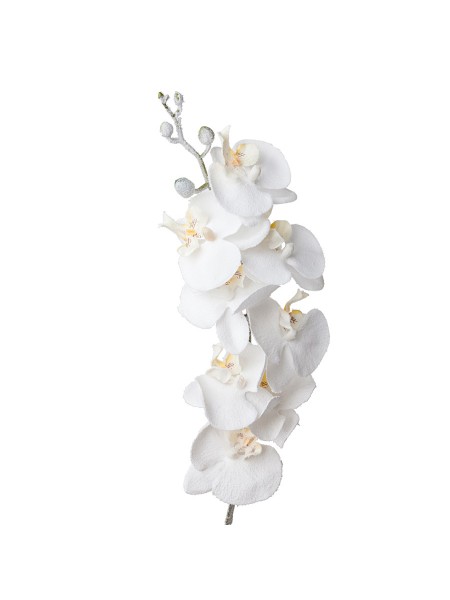 Орхидея заснеженная 86 см цвет белый
