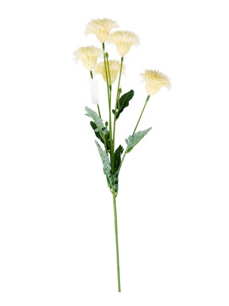 Хризантема ветка 65 см цвет айвори HS-6-8