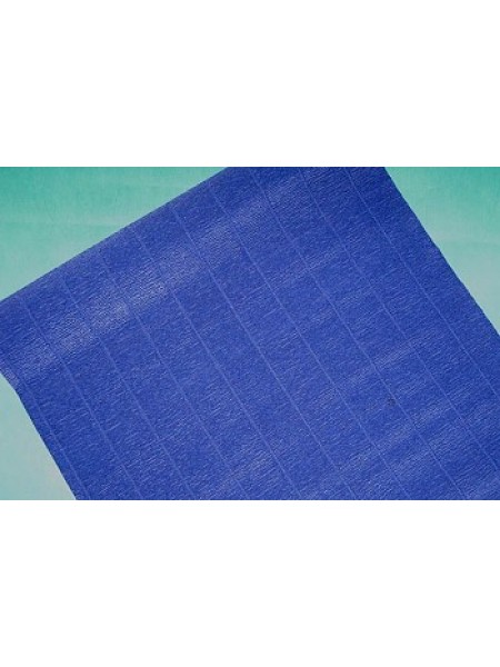 Бумага гофрированная простая 555 цв темно-синий 50 см х 2,5 м