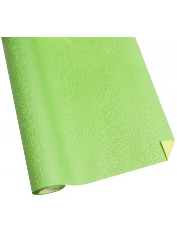 Бумага рельефная 50 см х5 м двухсторонняя цвет зеленый/салатовый NWPW -10