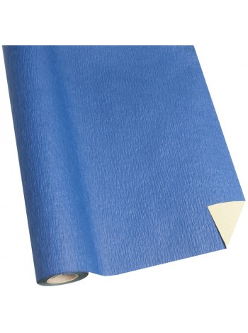 Бумага рельефная 50 см х5 м двухсторонняя цвет синий/желтый NWPW -16