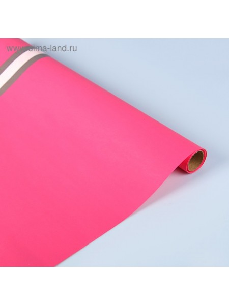 Фетр ламинированный Горизонталь 60 см х 5 м цвет ярко-розовый