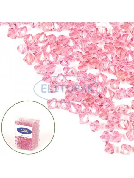 Кристаллы Ромб розовые 19 мм х 110 гр