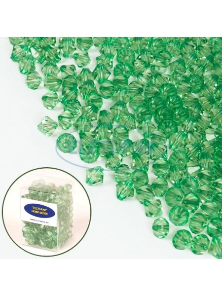 Кристаллы Ромб зеленые 19 мм х 110 гр