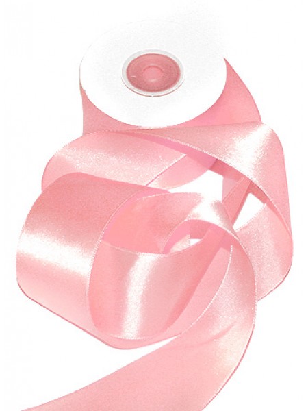 Лента атлас-сатин 5 см х20 м 50/62 цвет нежно-розовый