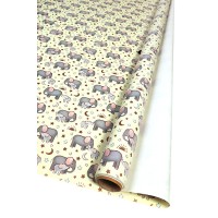 Бумага капелла 100 см х10 м 41/922-13 слонята