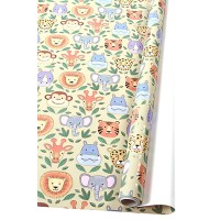 Бумага капелла 100 см х10 м 41/913-13 зов джунглей на кремовом