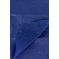 Бумага тишью 50 х66 см 10 шт 15/0072 цвет синий с блесками