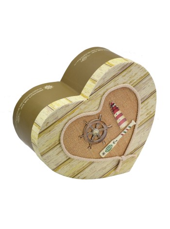 Коробка картон 26,5 х19 х13 см сердце 94309-18