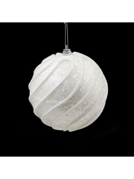 Шар пенопласт 10 см цвет белый Нить белая HS-25-44