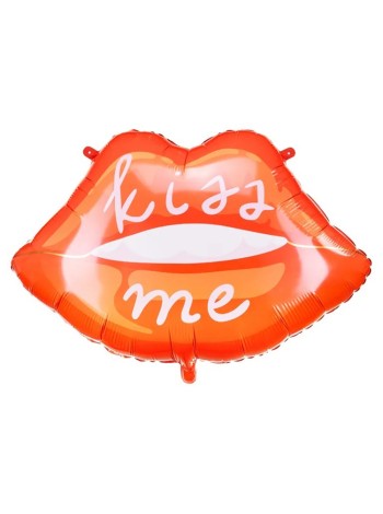 Фольга шар Губы KISS ME 29"/73 см ПД