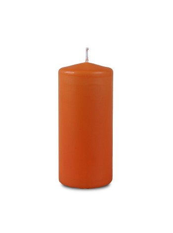 Свеча пеньковая 5 х11,5 см цвет оранжевый