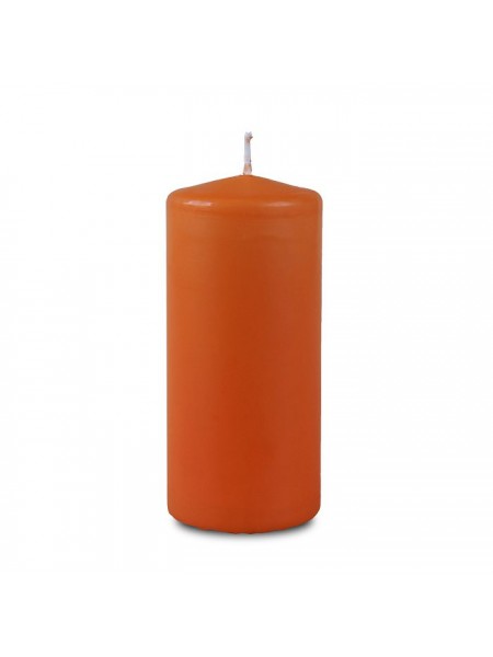 Свеча пеньковая 50 х 115 цвет оранжевый