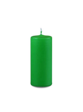 Свеча пеньковая 4 х9 см цвет зеленый