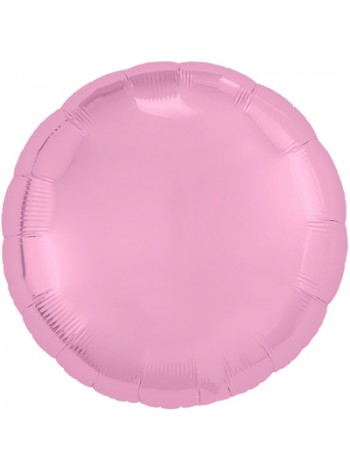 Фольга шар Круг 18"/46 см металлик Pink
