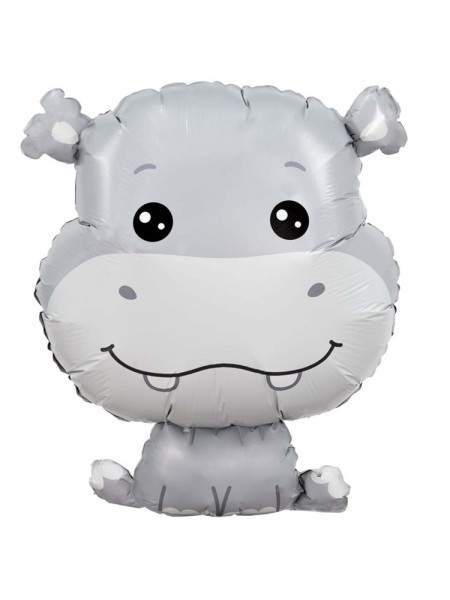 Фольга шар Бегемотик 30"/76 см Россия Agura