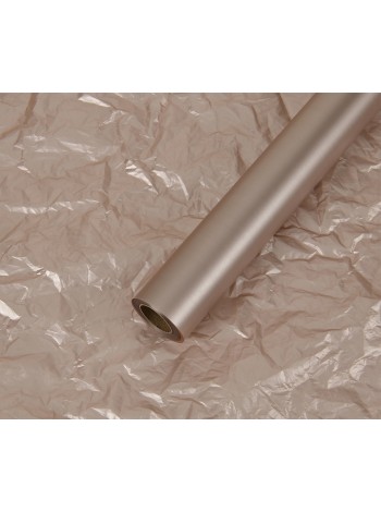 Пленка 57 см х10 м перламутр цвет жемчужно-бежевый 50 мкм