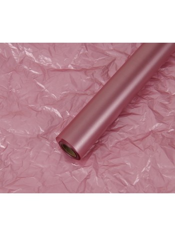 Пленка 57 см х10 м перламутр цвет ярко-розлвый 50 мкм