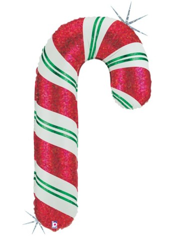 Фольга шар Леденец трость карамельная Betallic