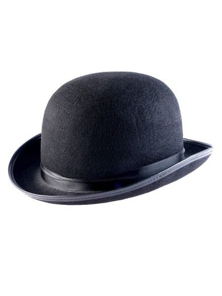 Шляпа котелок р-р 59 фетр цвет черный