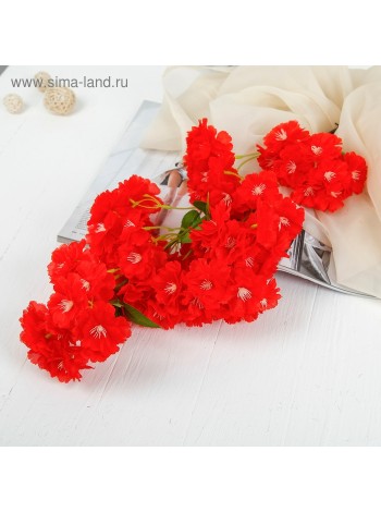 Японская вишня 88 см цвет красный цветок искусственный