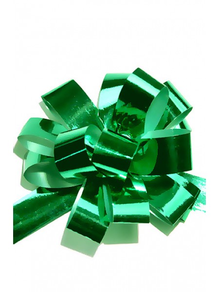 Бант шар 184/45 металл 18 мм цвет зеленый