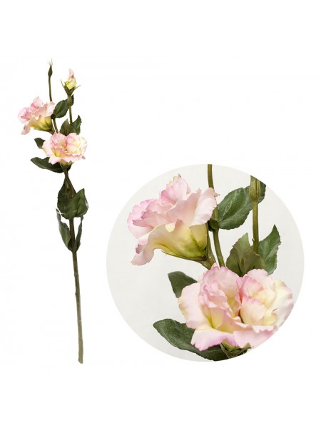Лизиантус 63 см цветок искусственный цвет нежно-розовый