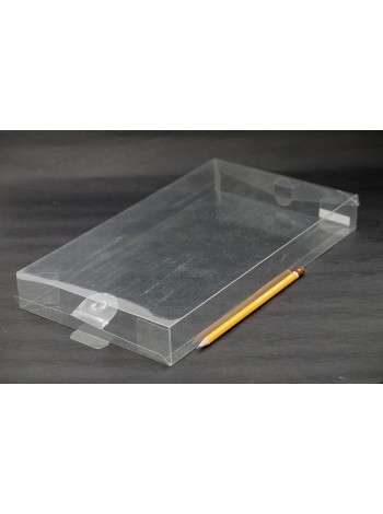 Коробка складная 31,5 х18,5 х4 см прозрачный пластик  HS-5-11