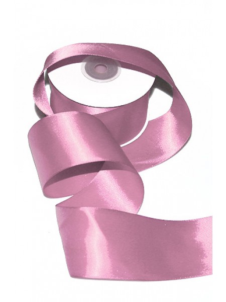 Лента шелк 5 см х20 м 50/24 цвет розовато-лиловый