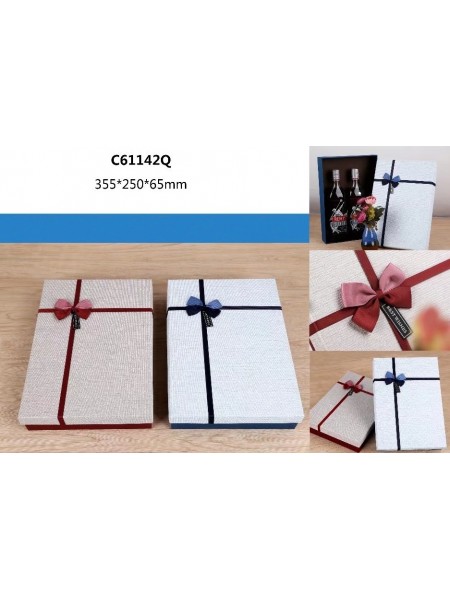 Коробка картон 35.5 х25 х6,5 см прямоугольник  C61142Q (1Q)